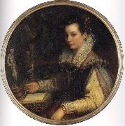 Lavinia Fontana Self portrait oil